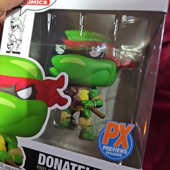 Funko POP! Comics Teenage Mutant Ninja Turtles: Donatello Previews Exclusive - Picture 2 of 9